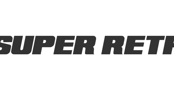 Super Retro M54 font thumb